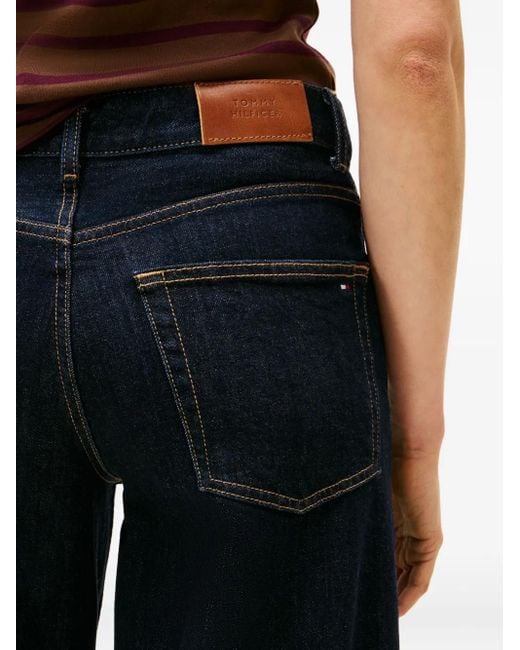 Tommy Hilfiger Blue 70S Five-Pockets Wide Leg Jeans