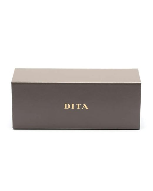 Dita Eyewear Blue Grand-Imperyn Geometric-Frame Sunglasses