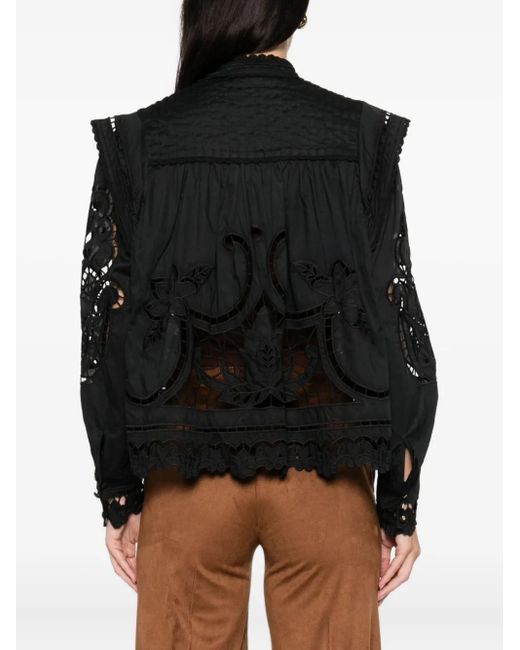 Farm Rio Black Cotton Shirt