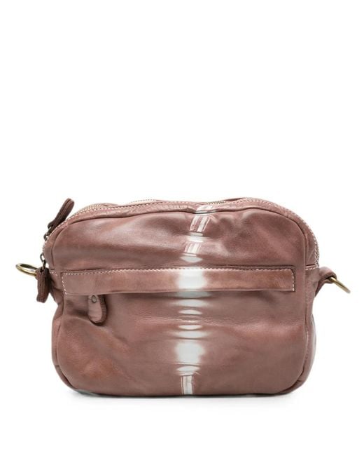 SOMMET Brown Arlo Tie-Dye Crossbody Bag