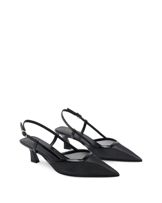 Stuart Weitzman White Vinnie Pointed Pumps