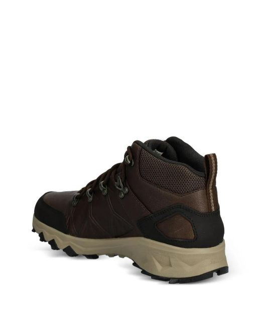 Columbia Brown Leather Lace-Up Hiking Boots for men