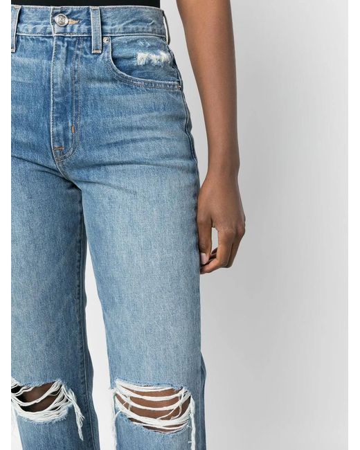 SLVRLAKE Denim Blue London Straight-Leg Jeans