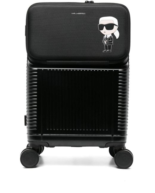 Karl Lagerfeld Black K/iconic 2.0 Trolley Case