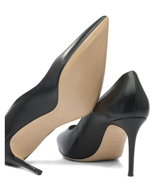 Pumps A Punta Con Cristalli 100Mm di Casadei in Black