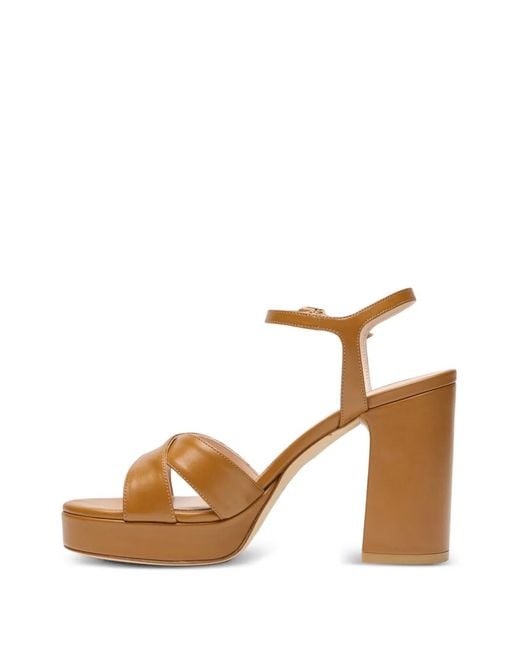 Stuart Weitzman Brown 11Cm Dayna Sandals