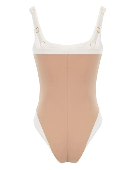 Noire Swimwear Adele Badpak in het White