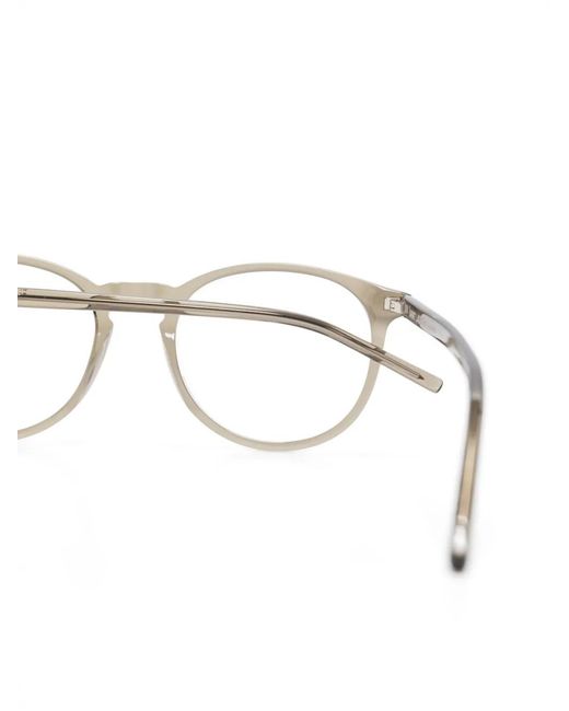 Saint Laurent Natural Round-Frame Glasses
