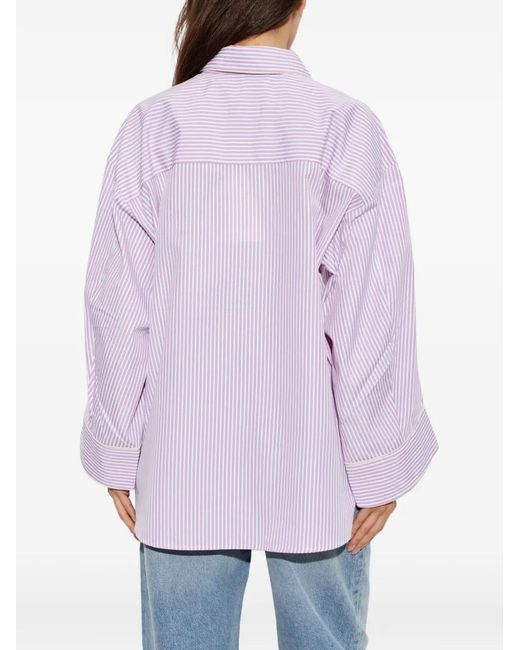 Munthe Purple Voyage Striped Shirt