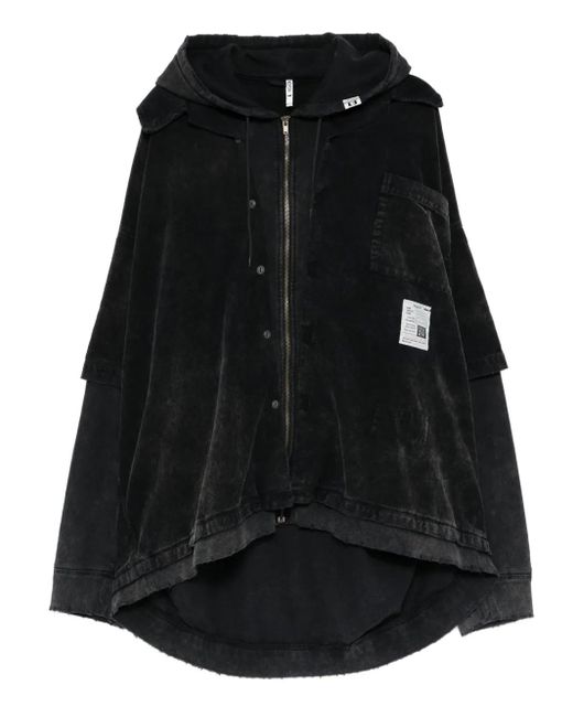 Maison Mihara Yasuhiro Black Layered Jacket for men