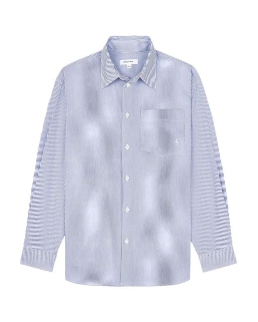 Sporty & Rich ストライプ シャツ Blue