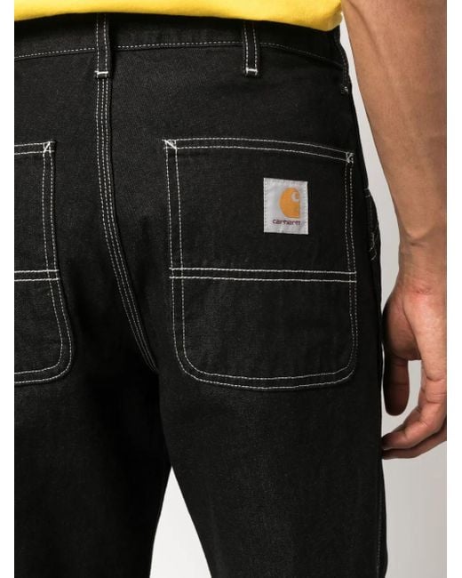 Jeans Simple Dritti di Carhartt in Black da Uomo
