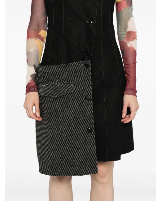 ANDERSSON BELL Black Patchwork Dress