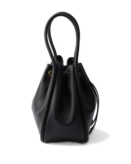 Bolso bombonera Darling de piel con cordón Prada de color Black