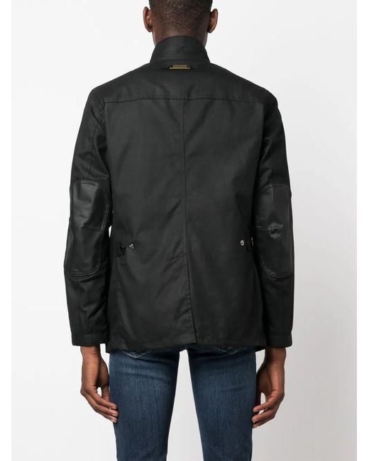 Barbour Black Ogston Wax Jacket for men