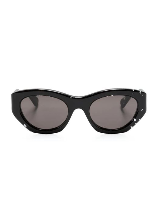 Chloé Black Butterfly-Frame Sunglasses