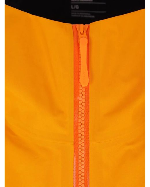 Arc'teryx Orange Beta Zip Hooded Jacket for men