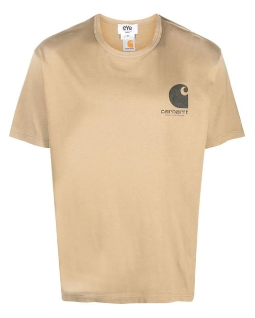 Junya Watanabe T-Shirt Mit Logo-Print in Natural für Herren