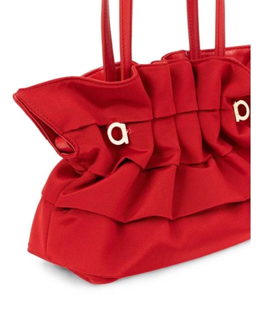 Ferragamo Red Soft Bag