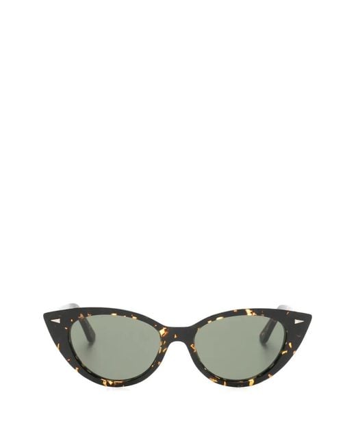 Ahlem Gray Gambetta Turtle Cat-Eye Sunglasses
