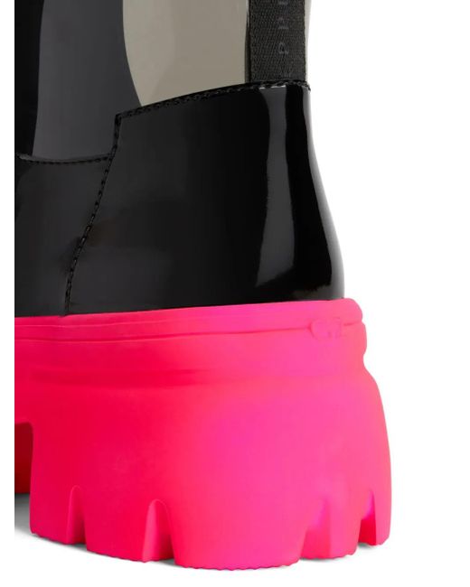 Giuseppe Zanotti Red Ankle Boots