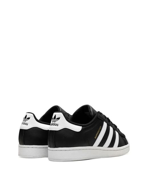 Adidas Black Superstar Sneakers for men