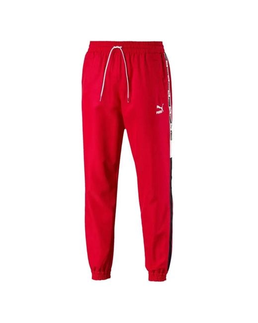 PUMA Xtg Geweven Trainingsbroek in het Red voor heren