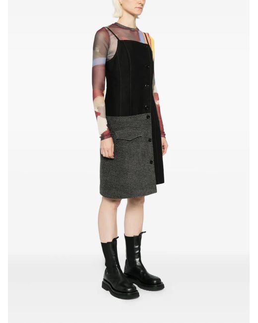 ANDERSSON BELL Black Patchwork Dress