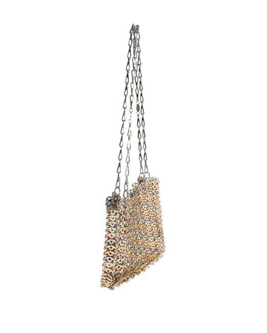 Rabanne White 1969 Chain-Link Metal Shoulder Bag