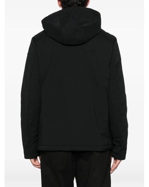 Geox Black Aurelio Hooded Jacket for men