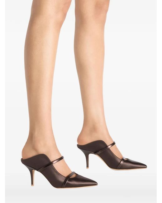 Malone Souliers Brown Maureen Strap-Detail Mules