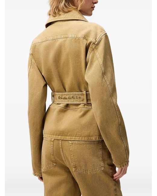 RETORI Natural Belted Denim Jacket