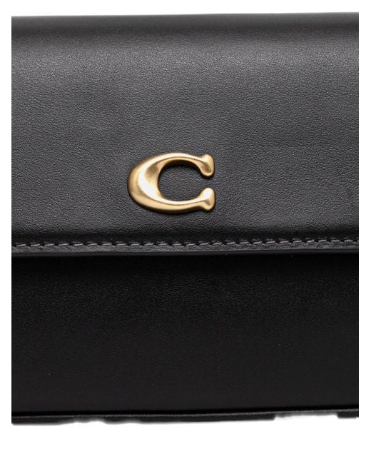 Borsa A Spalla Brook di COACH in Black