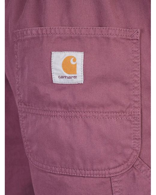 Carhartt Flint Shorts Mit Geradem Schnitt in Red für Herren
