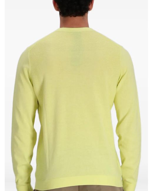 Boss Pullover Mit Rundhalsausschnitt in Yellow für Herren