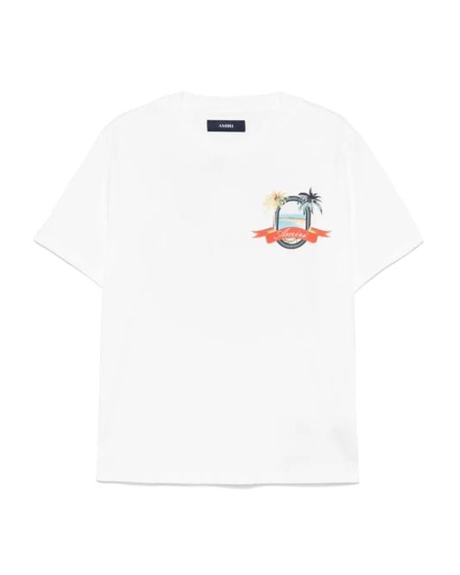 メンズ Amiri Cotton T-shirt White