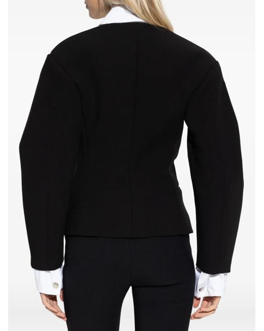Jacquemus Jack Met Knoopsluiting En Ballonmouwen in het Black