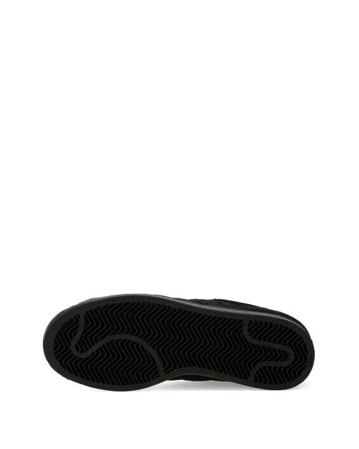Adidas Black Superstar Ii Denim Sneakers
