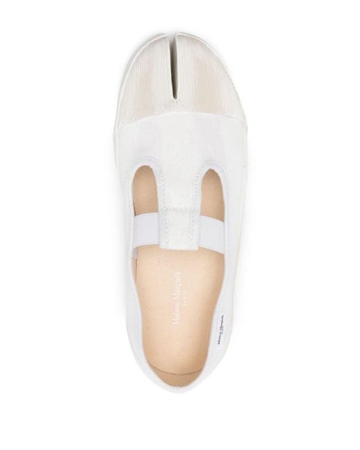 Maison Margiela White On The Deck Tabi Slip-on Sneakers