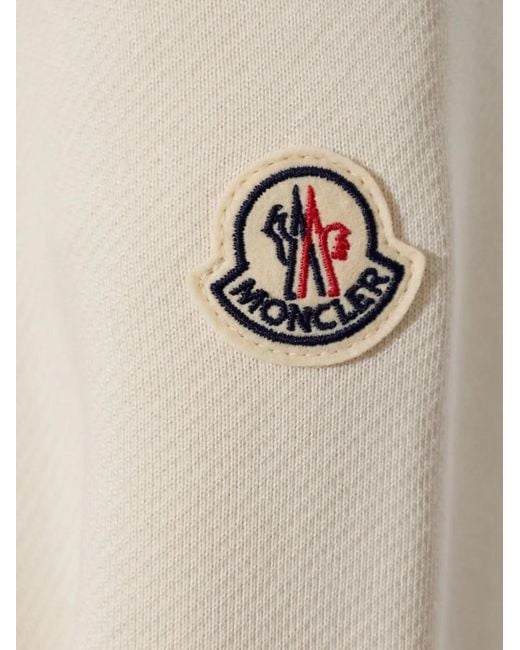 Moncler White Horizontal-Quilted Padded Jacket