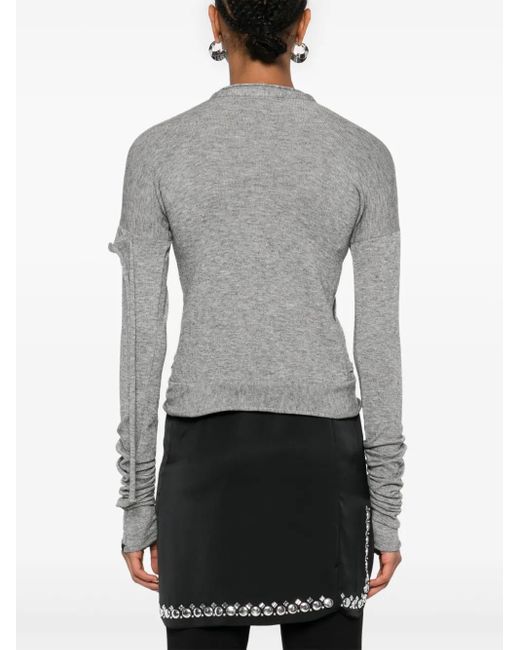 OTTOLINGER Gray Strappy Cardigan