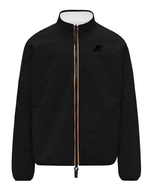 K-Way White Zip-Up Jacket for men