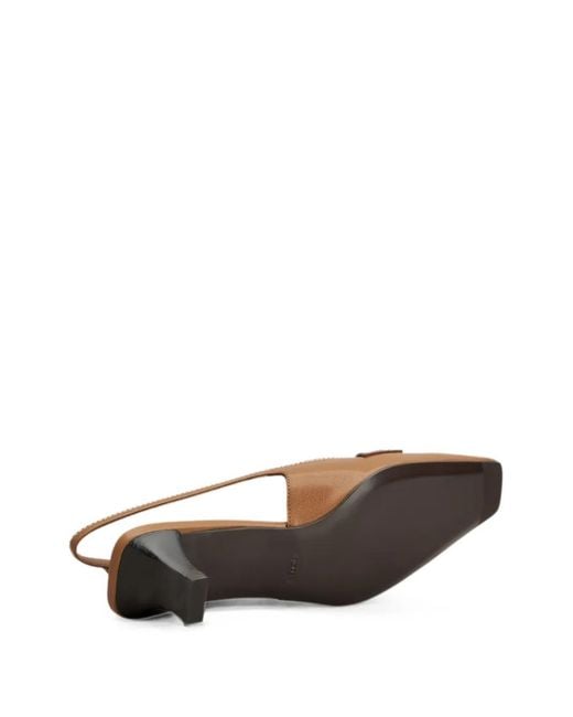 Tod's Brown Slingback Pumps