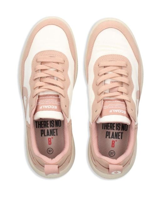 Ecoalf Pink Alcudiany Panelled Sneakers