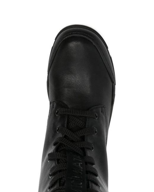 Vic Matié Black 40Mm Lace-Up Chunky-Sole Boots