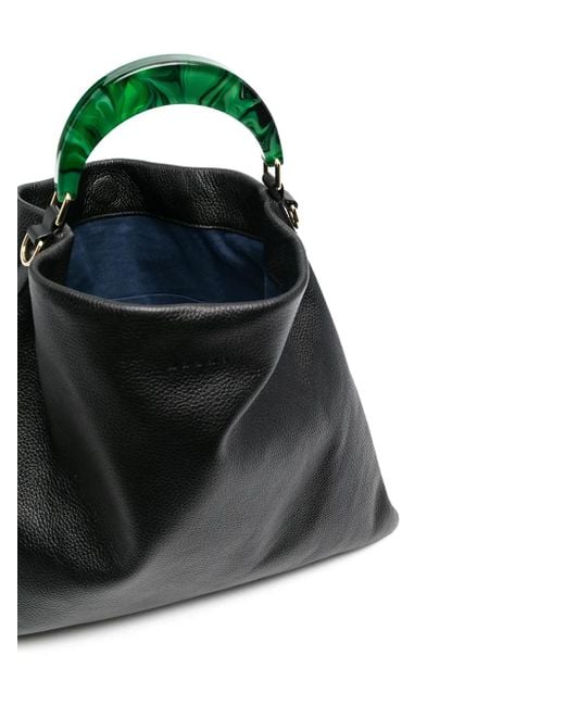 Marni Black Venice Medium Tote Bag