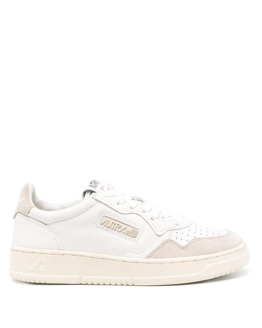 Autry White Medalist Sneakers