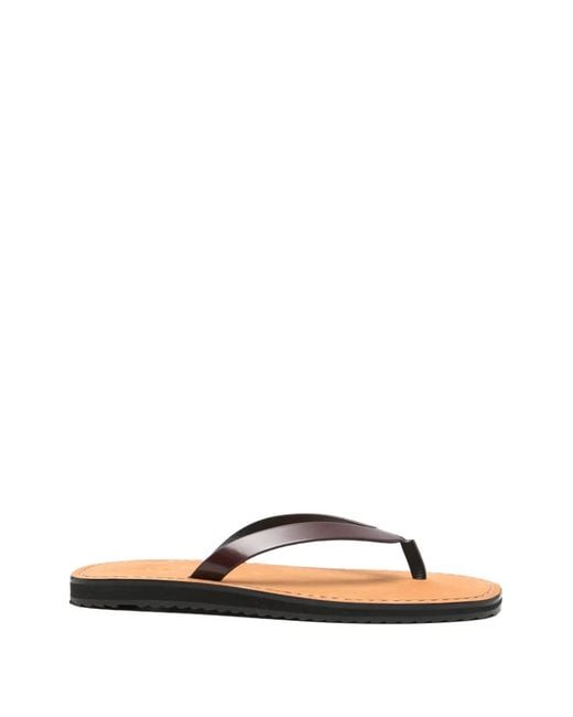 The Row Red City Thong-Strap Sandals