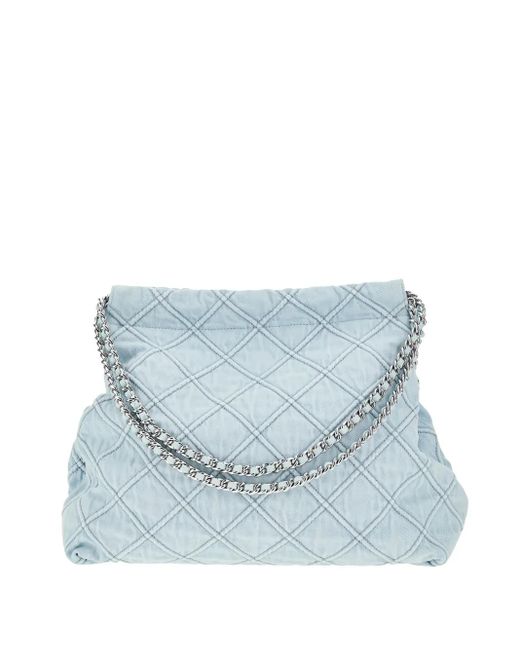 Tory Burch Blue Quilted Shoulder Bag