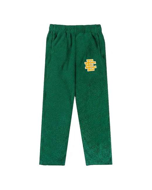 Eric Emanuel Green Bouclé Track Pants for men